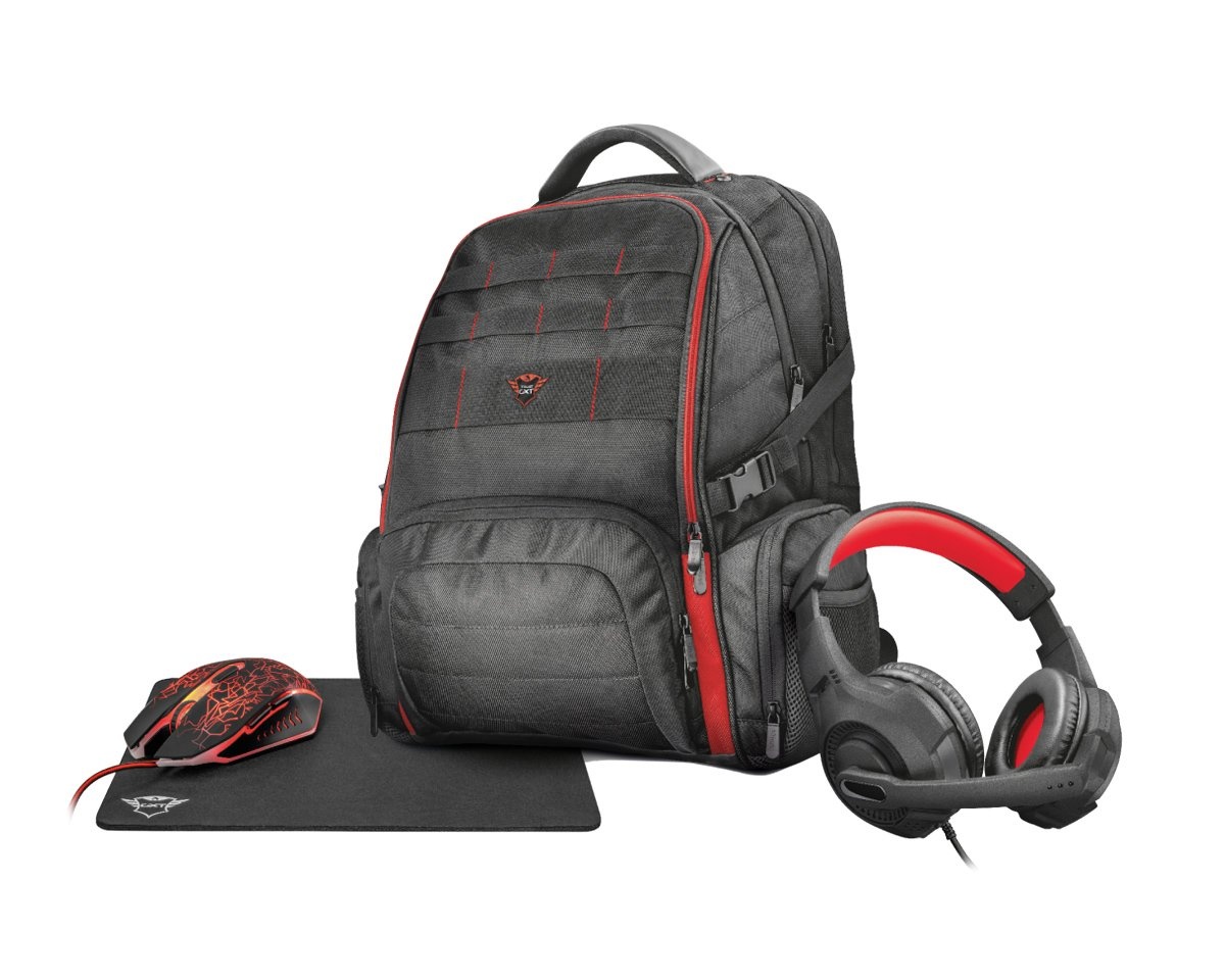 Trust GXT 1250 4-in-1 Rucksack Gaming Bundle 23672