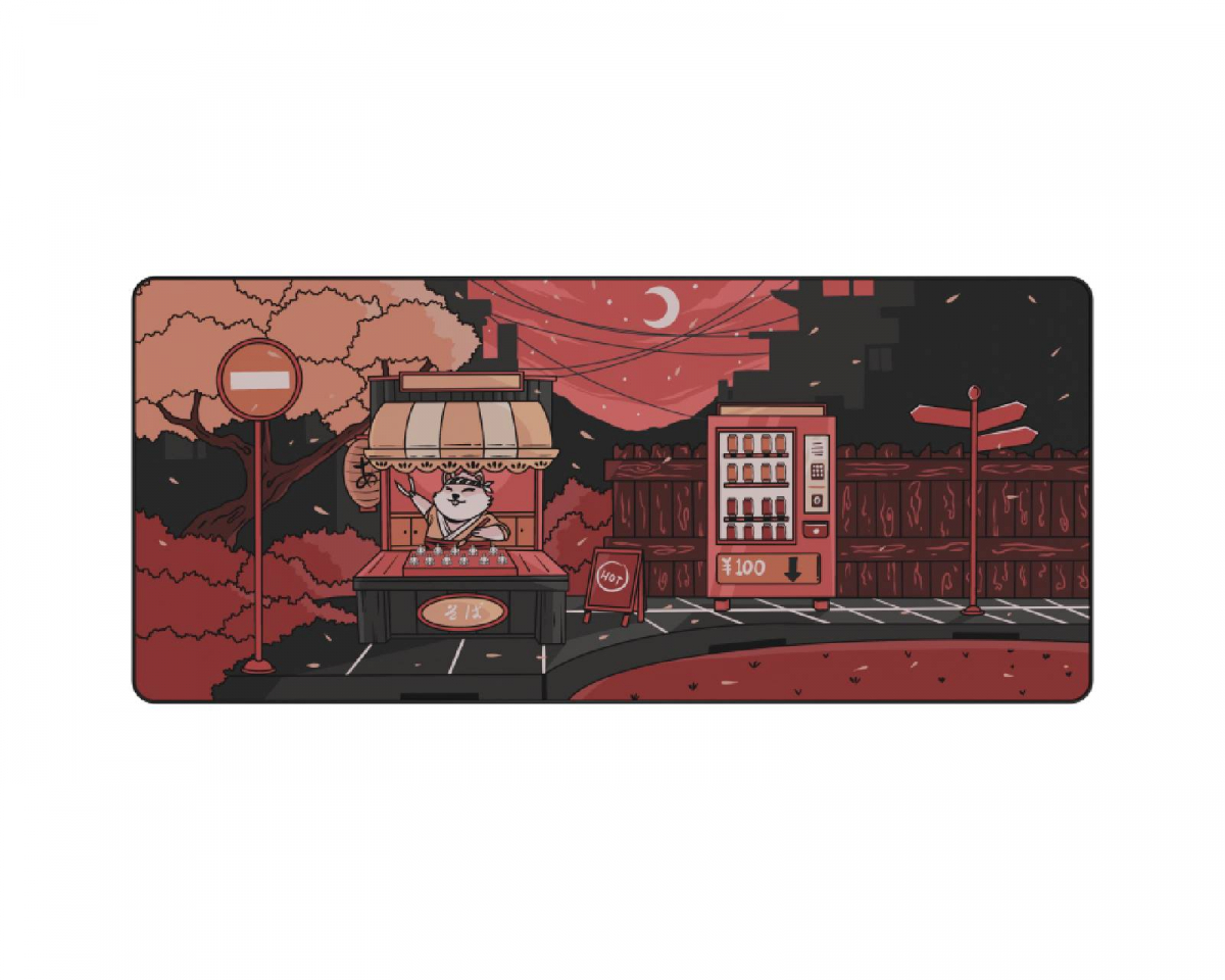 Mighty Setups Junkatsu Sutando Mousepad - XXL JSRED