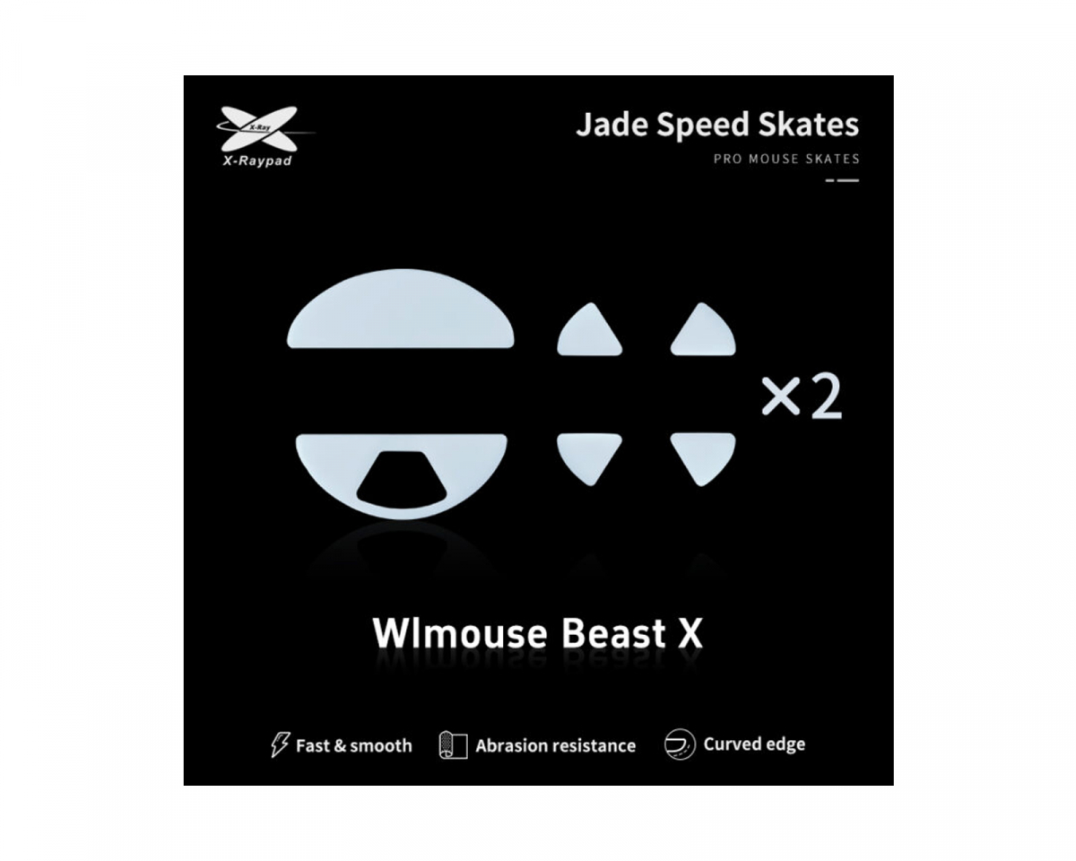 X-raypad Jade Mouse Skates für WLmouse Beast X Jade-WLmouse-Beast-X