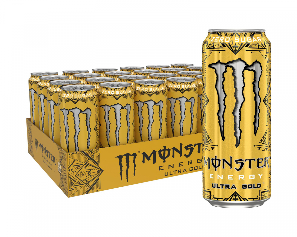 Monster Energy Ultra Gold Zero Sugar 24 X 500ml Maxgaminggg 2920