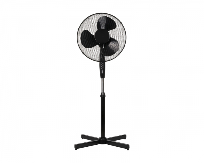 Nordic Home Culture Standventilator Schwarz