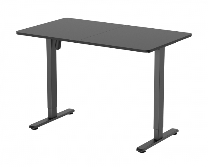 MaxMount Höhenverstellbarer Schreibtisch (1200X700) - Schwarz