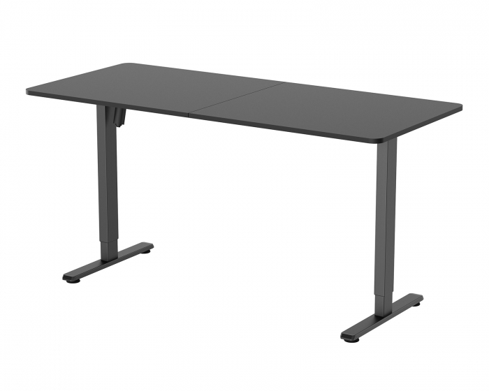 MaxMount Höhenverstellbarer Schreibtisch (1600X700) - Schwarz
