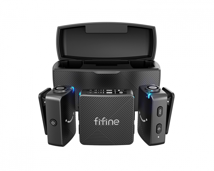 Fifine M9 Dual Wireless Microphone System - Funkmikrofon
