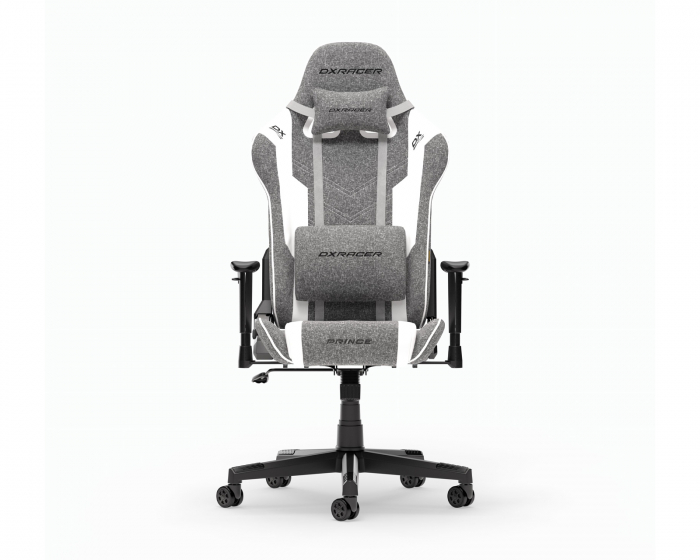 DXRacer PRINCE L Grau & Weiß Stoff