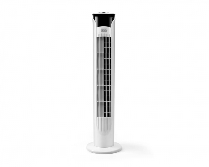 Black & Decker Turmventilator 81cm - Weiß