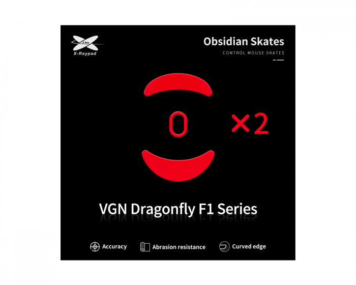 X-raypad Obsidian Mouse Skates für VGN Dragonfly F1