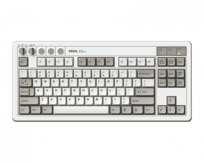 8Bitdo Retro Mechanical Keyboard - Kabellose Tastatur ANSI - M Edition