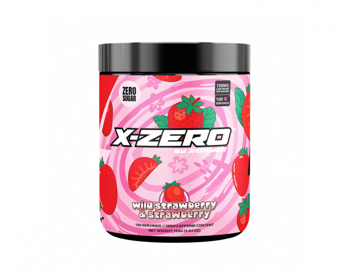 X-Gamer X-Zero Wild Strawberry & Strawberry - 100 Portionen