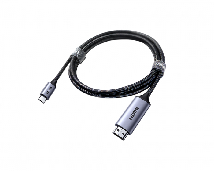 UGREEN USB-C zu HDMI Aluminiumkabel 4K@60Hz - 1.5 m - Grau/Schwarz