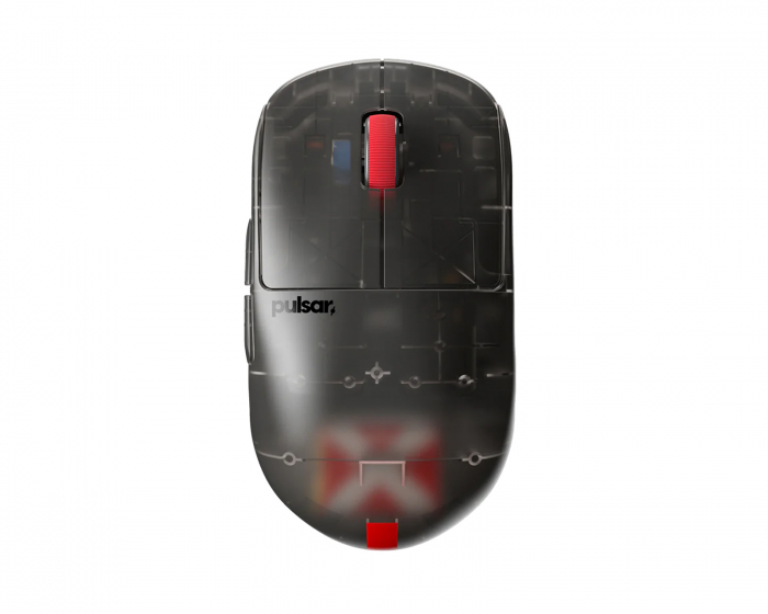 Pulsar X2-H High Hump Kabellose Gaming-Maus - Clear Black - Limited Edition