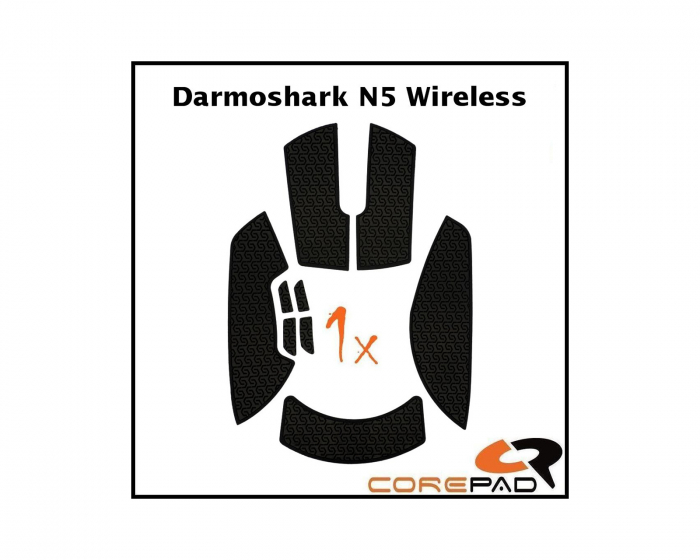 Corepad Soft Grips für Darmoshark N5 - Schwarz