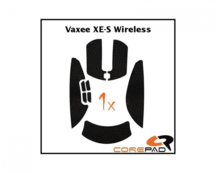 Corepad Soft Grips für Vaxee XE-S - Schwarz