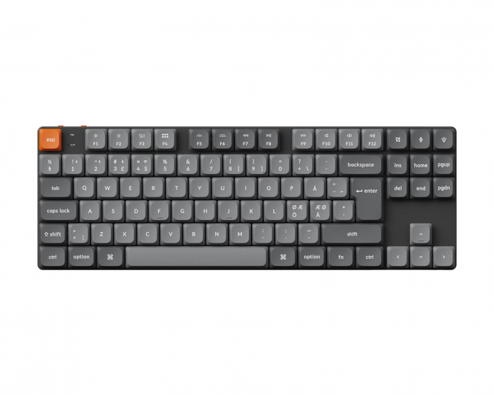 Keychron K1 Max TKL Low Profile Hotswap Kabellos Tastatur [Gateron Red] - ISO-DE