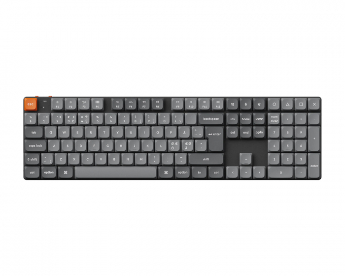 Keychron K5 Max Low Profile Hotswap Kabellos Tastatur [Gateron Red] - ISO-DE