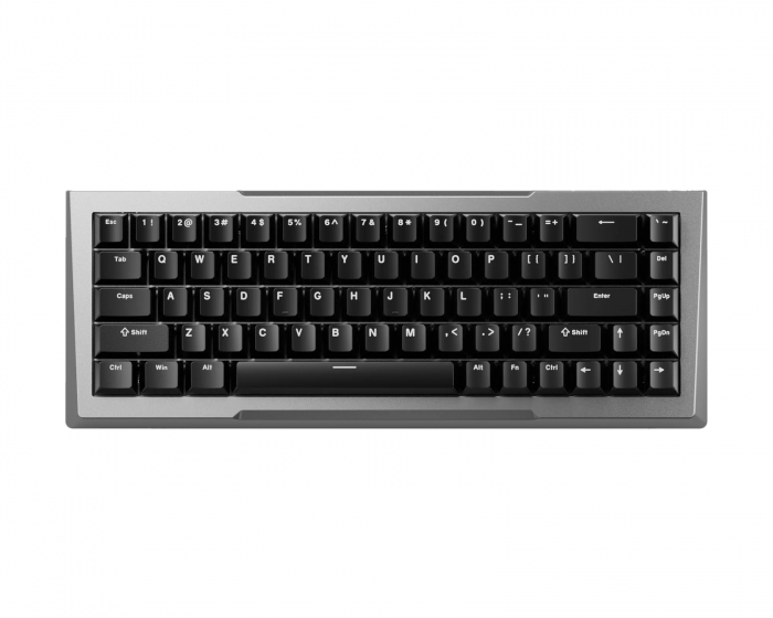 Pwnage Zenblade 65 CNC Mechanische Tastatur - Non-Shine through - Silber