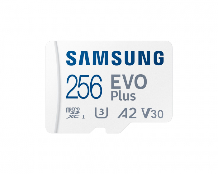 Samsung EVO Plus microSDXC UHS-I U3 256GB & SD adapter - Speicherkarte