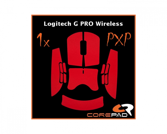 Corepad PXP Grips für Logitech G PRO Wireless - Rot