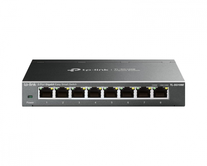 TP-Link SG108E 8-Port Gigabit Easy Smart Netzwerkswitch