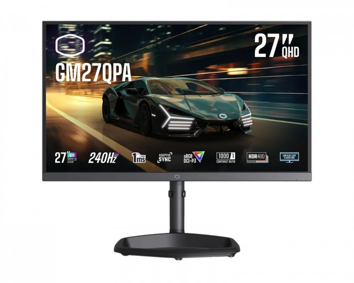 Cooler Master GM27QPA 27” QHD 240Hz IPS Gaming Monitor