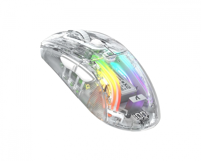 Attack Shark X2 Pro Kabellos Gaming-Maus - Transparent