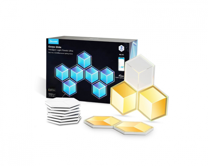 Govee Glide Hexagon Ultra Lichtpaneele 7-pack