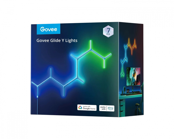 Govee Y-Shape Lichtpaneele 7-pack