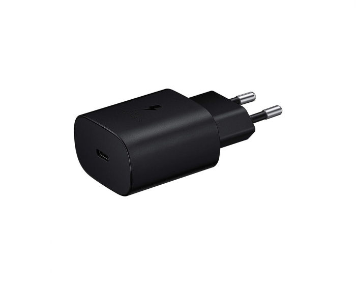 Samsung Schnellladegerät 25W Netzteil inkl. Datenkabel USB Type-C 1m - Schwarz