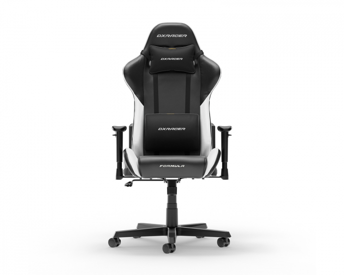 DXRacer FORMULA L Schwarz & Weiß PVC Leder