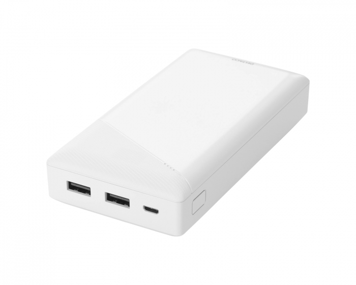 Deltaco 20.000 mAh Powerbank - 12h - Weiß