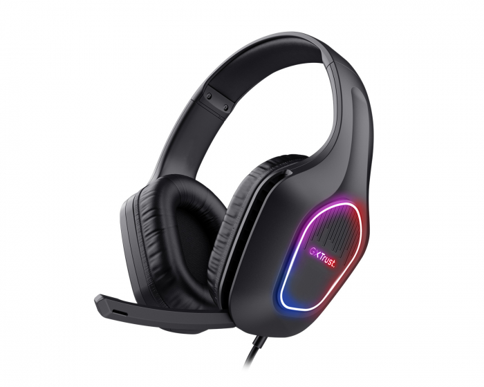 Trust GXT 416 Zirox Gaming-Headset LED - Schwarz