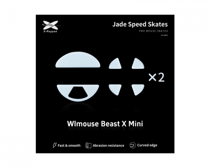 X-raypad Jade Mouse Skates für WLmouse Beast X Mini