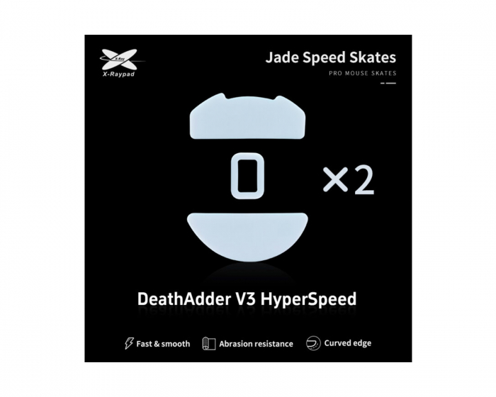 X-raypad Jade Mouse Skates für Razer DeathAdder V3 HyperSpeed