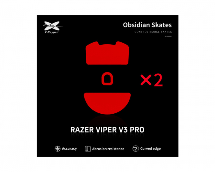 X-raypad Obsidian Mouse Skates für Razer Viper V3 Pro