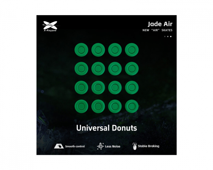 X-raypad Jade Air Mouse Skates - Universal Donuts