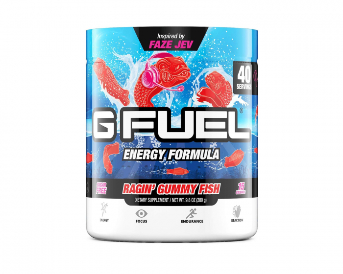 G FUEL Ragin' Gummy Fish Remastered - 40 Portionen