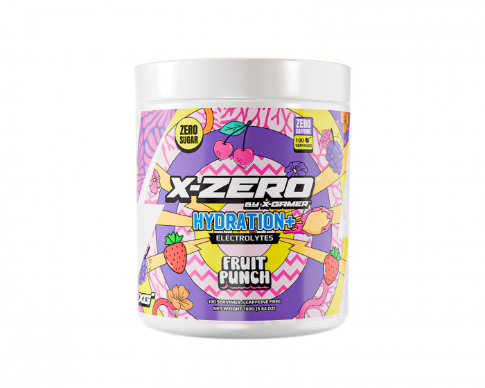 X-Gamer X-Zero Hydration+ Fruit Punch - 100 Portionen