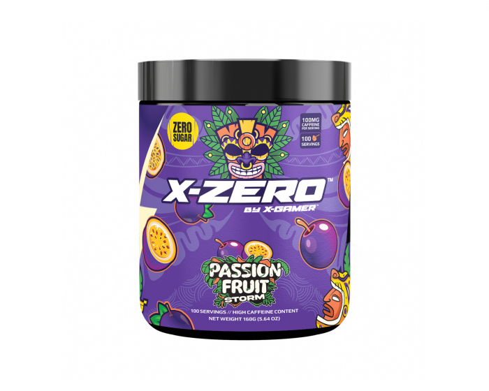 X-Gamer X-Zero Passion Fruit Storm - 100 Portionen