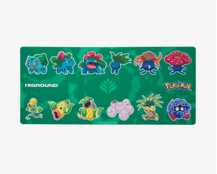 Higround Pokémon Gaming-Mauspad - Grass Type - XL