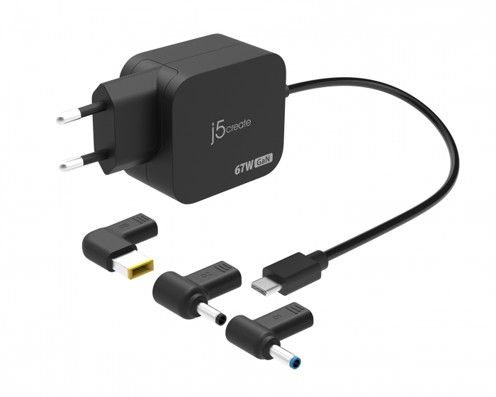 j5create GaN PD USB-C Mini-Ladegerät - 3 DC-Wandler - 67 W