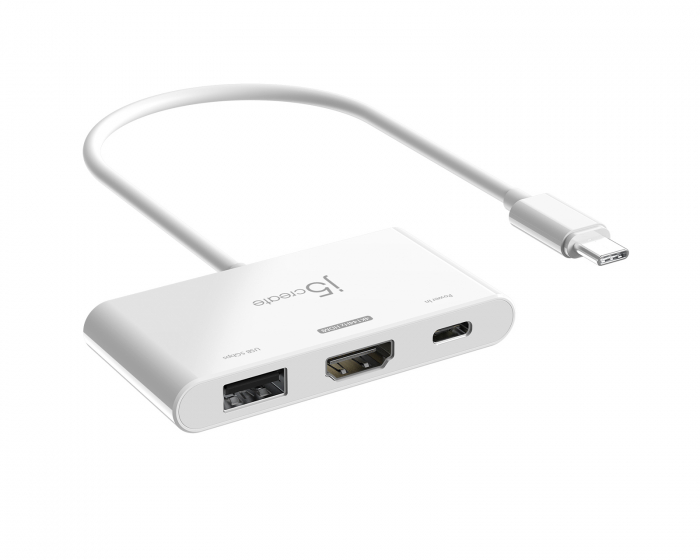 j5create USB-C zu 4K HDMI Adapter - USB-A - USB-C 100W PD