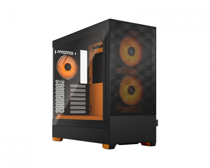 Fractal Design Pop Air RGB TG - Schwarz/Orange