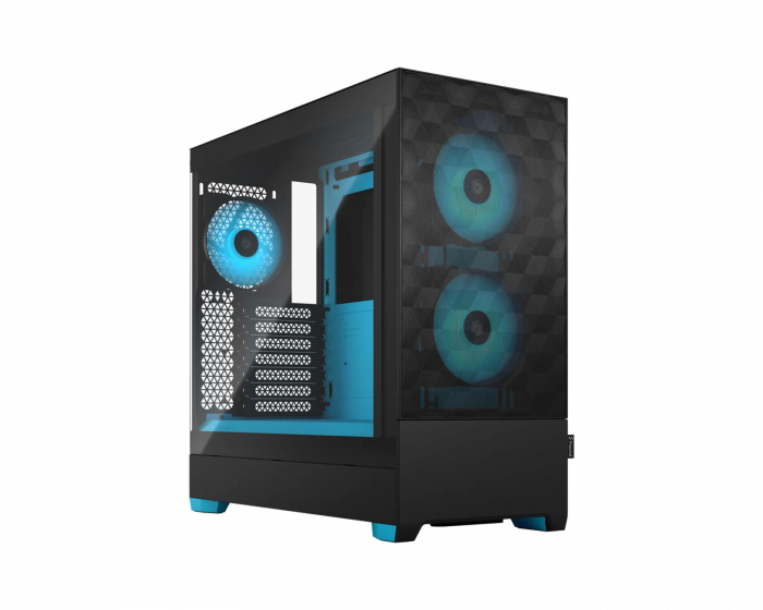 Fractal Design Pop Air RGB TG - Schwarz/Cyan