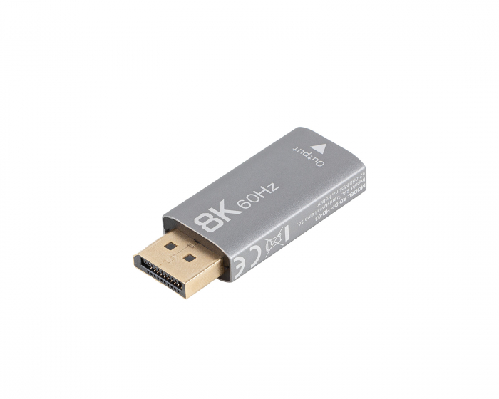 Lanberg DisplayPort auf HDMI Adapter 8K - Silber