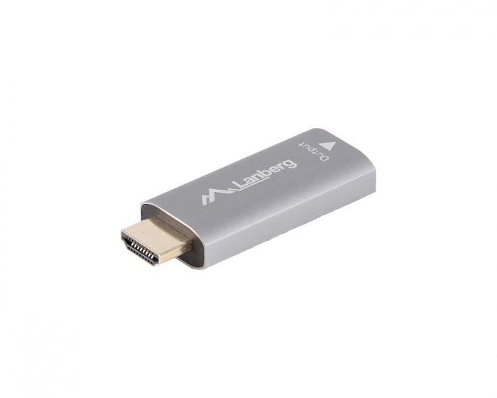 Lanberg HDMI auf DisplayPort Adapter 4K - Silber