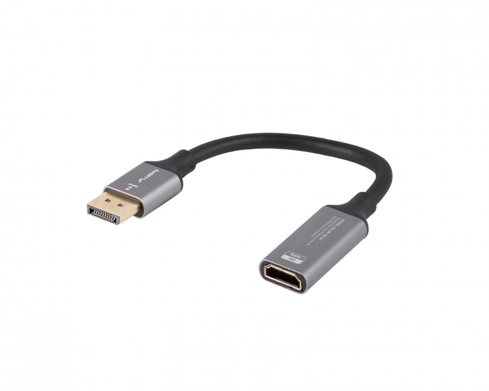 Lanberg DisplayPort auf HDMI Adapter 4K Schwarz - 0,2m