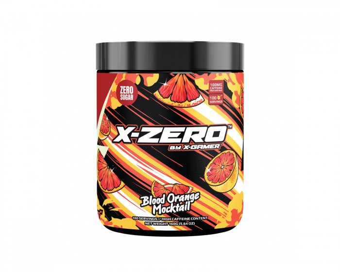 X-Gamer X-Zero Blood Orange Mocktail - 100 Portionen