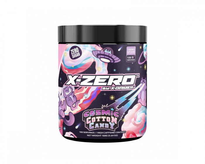 X-Gamer X-Zero Cosmic Cotton Candy - 100 Portionen