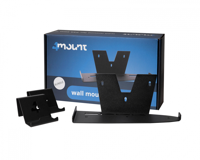 4mount Wandhalterung Bundle für PS5 Slim - Schwarz