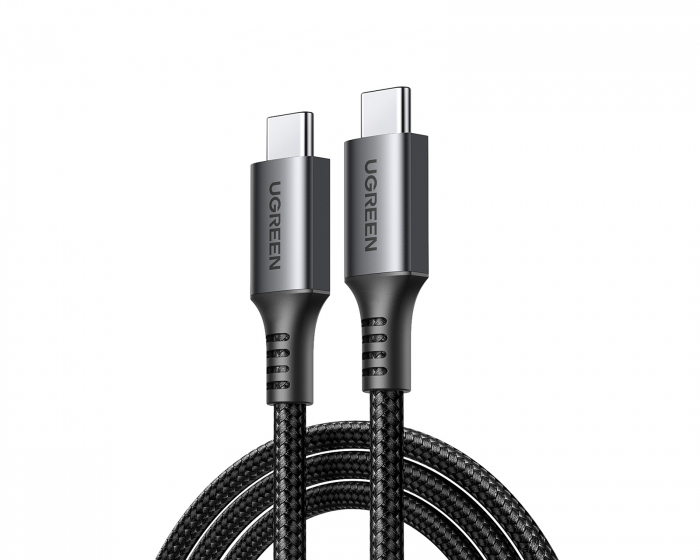 UGREEN Schnelles Aufladen USB-C zu USB-C PD Kabel 1m - Schwarz/Grau